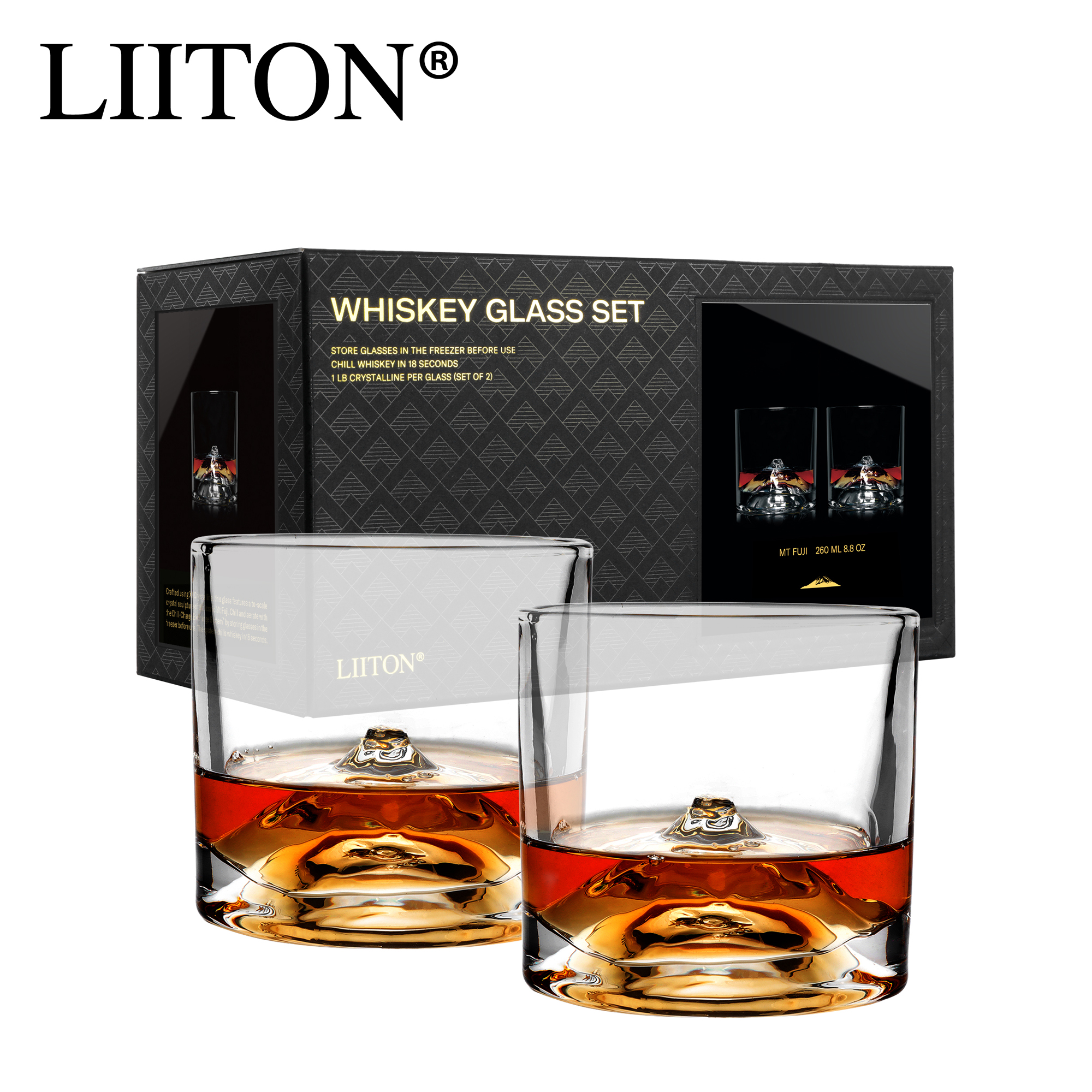 加拿大LIITON威士忌杯洋酒烈酒杯