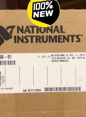 议价美国NI 9230声音与振动输入模块784396-01 BN