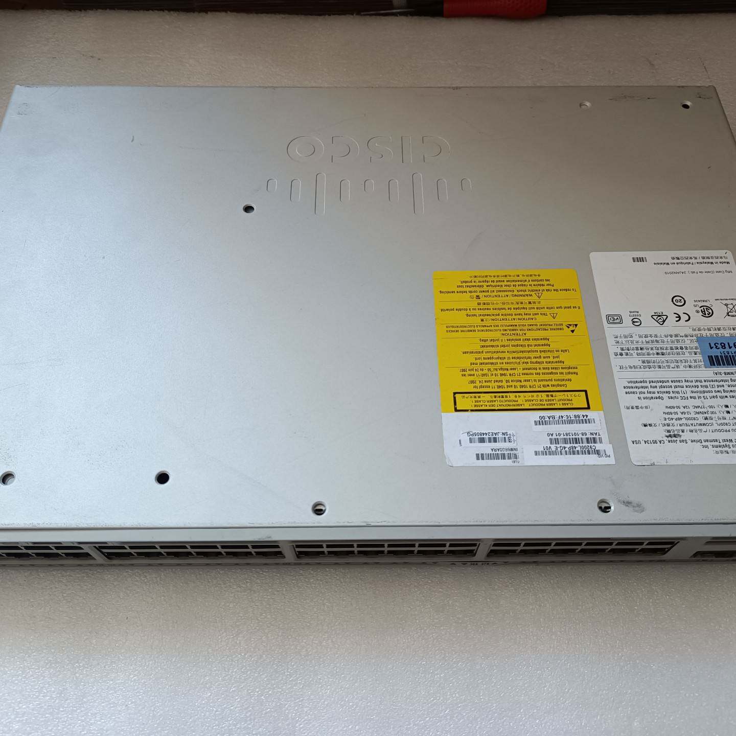 议价9200L-48P-4G-E交换机坏的 卖空壳子