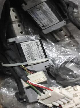 议价拆机台达伺服100w，白色电机配套驱动，功能完好的喜欢的
