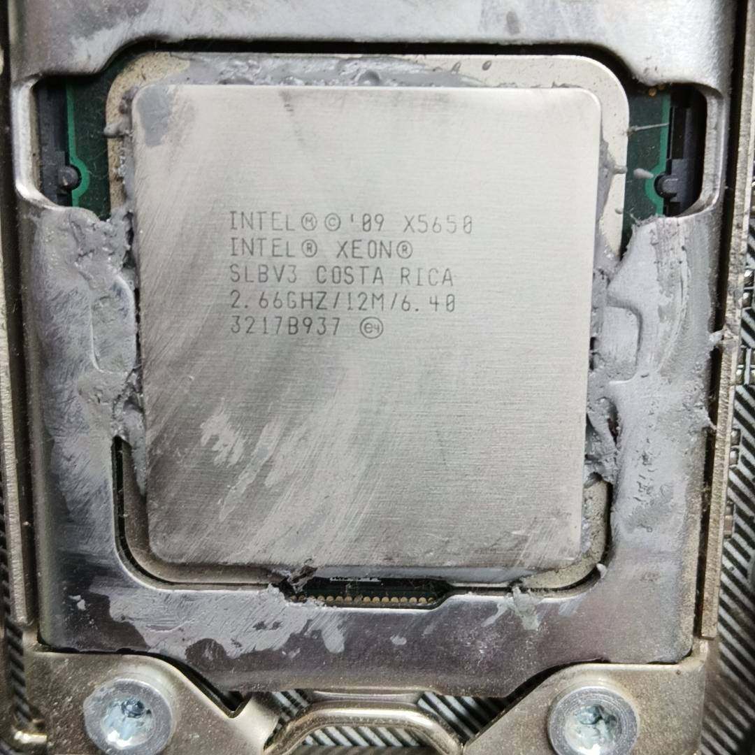 议价英特尔至强X5650处理器+X58主板套装，拆机