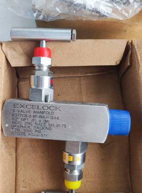 议价EXCELOCK二阀组，E377CB-2-8F-8M-N-G