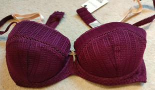 Topshop女子蕾丝文胸英国正品代购2024秋时尚软钢托聚拢内衣