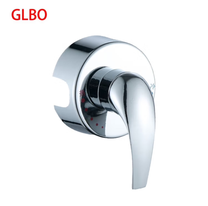 GLBO电热水器混水阀明装淋浴花洒水龙头贴墙式通用水阀开关混水阀