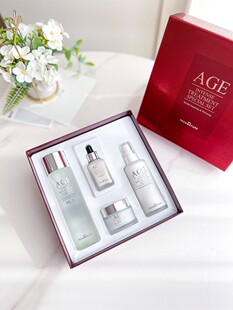 现货【全量检品】AGE活酵母爽肤水面霜精华水乳液安瓶四件套