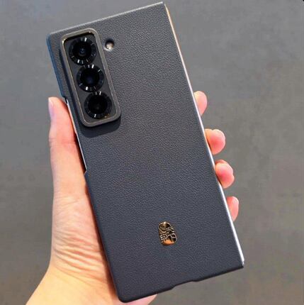 适用于三星W25心系天下手机壳W2025生态皮革保护套W25防摔简约商务超薄手机套纯色W二五新款轻薄外壳