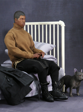 现货特价 FEELWOTOYS 1比6人偶场景 FW005金属单人床铁床被子套装