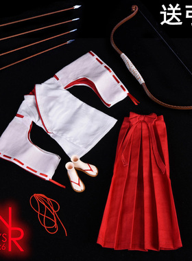 现货 NRTOYS 1/6 桔梗 巫女服 NR20 套装送弓箭 不包含包胶女素体