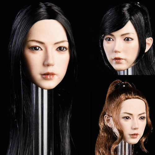 头雕头雕女兵人偶模型现货1/6