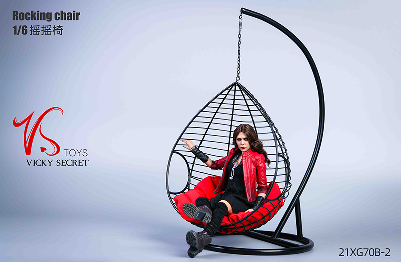 摇摇椅可配兵人偶模型场景1/6