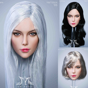 现货 YMTOYS 1比6 植发女头雕 夜 YMT050  适合包胶女素体PH/TBL