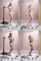 现货御车族 TBLeague 1比6 欧美体型拆脚款钢骨无缝包胶女素体S52