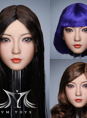 现货 YMTOYS 1比6 YMT040 霞 植发女兵人女头雕 可搭配包胶女素体