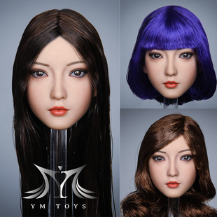 现货 YMTOYS 1比6 YMT040 霞 植发女兵人女头雕 可搭配包胶女素体