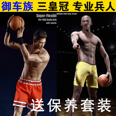 现货Phicen钢骨黑人包胶素体1/6