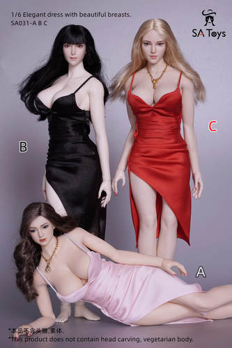 晚礼服包胶素体女兵人现货s