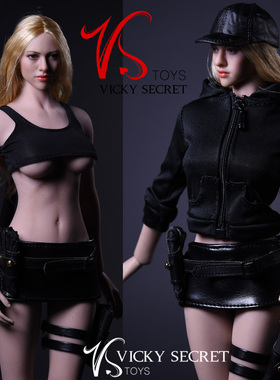现货 VStoys 17NSS-A/B 1比6 维姬的秘密女杀手套装 适合包胶素体