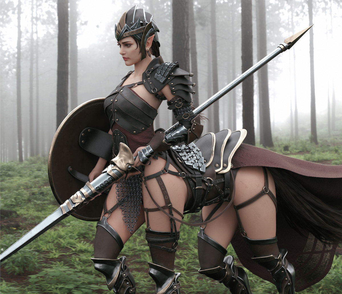 现货 路西法&大湖动漫 1/4 人马精灵 人马娘 雕像gk手办模型