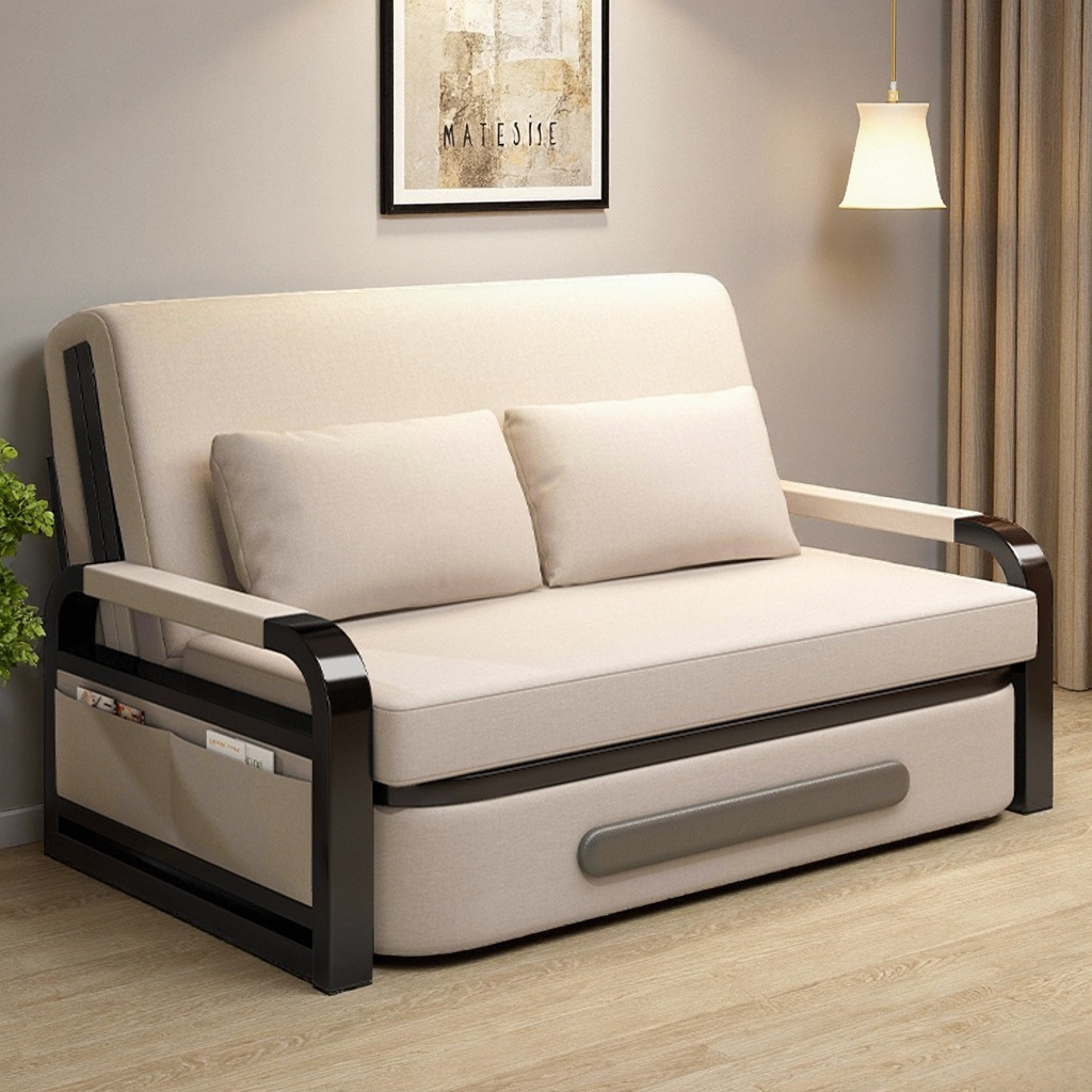 kino折叠沙发床单人多功能懒人沙发椅家用朋友留宿小户型可伸缩床