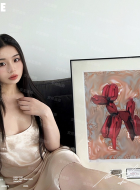 安尼画廊卧室挂画气球狗安妮潮流装饰画草间弥生经典南瓜