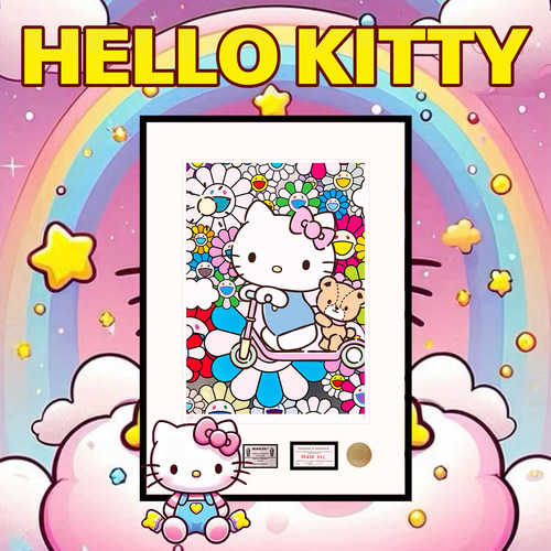 HelloKitty挂画电表箱挂画轻奢高级感HelloKitty系列礼物安尼画廊