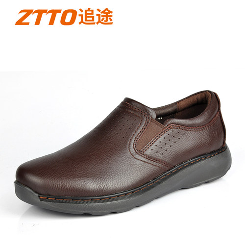 ztto新品秋季厚底手工软底爸爸鞋