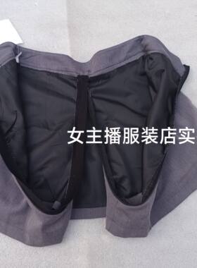 开档隐形拉链短裤裙三个拉链头户外方便腰围64-66cm裤长33cm