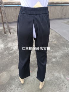 80cm裤 隐形拉链开腰围60 长89cm 女长裤 开档休闲裤