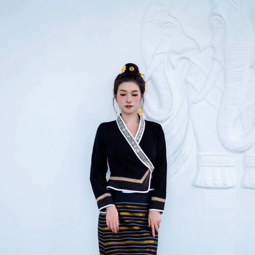 显瘦大码傣族旅拍套装