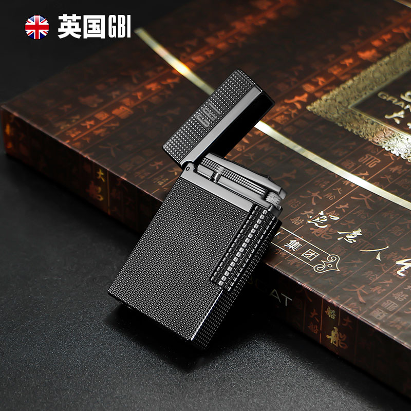 英国GBI纯铜潮流钢音朗声打火机