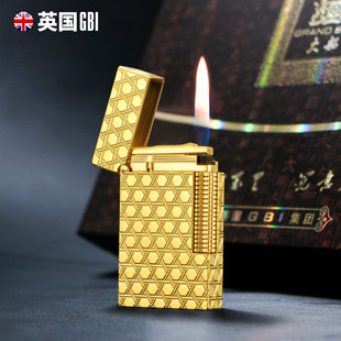 英国大船GBI正品男士创意个性打火机朗声钢音送老公高档商务精品