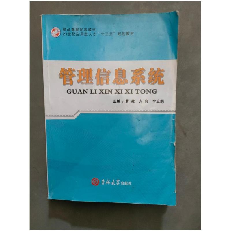 二手管理信息系统 罗微 吉林大学出版社