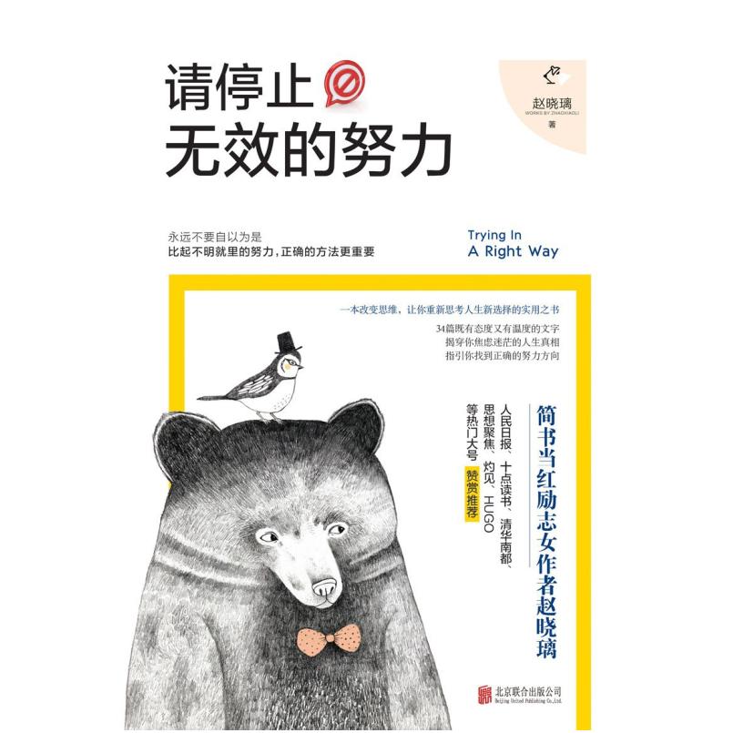 二手请停止无效的努力 赵晓璃 北京联合出版公司