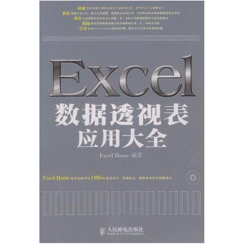二手Excel数据透视表应用大全 ExcelHome 人民邮电出版社