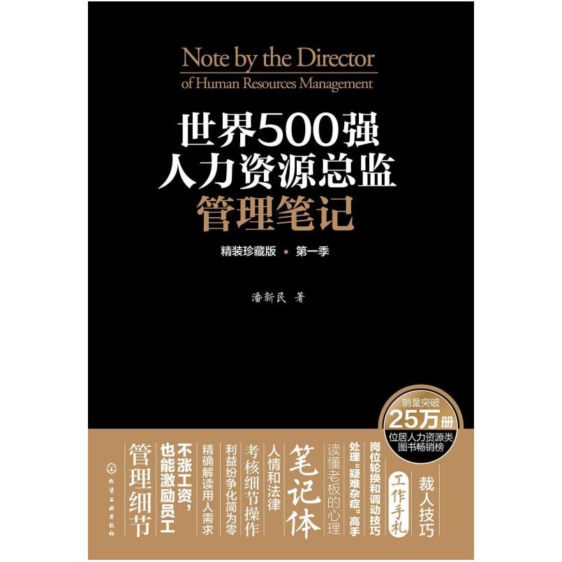 二手世界500强人力资源总监管理笔记(精装珍藏版) 潘新民 化学
