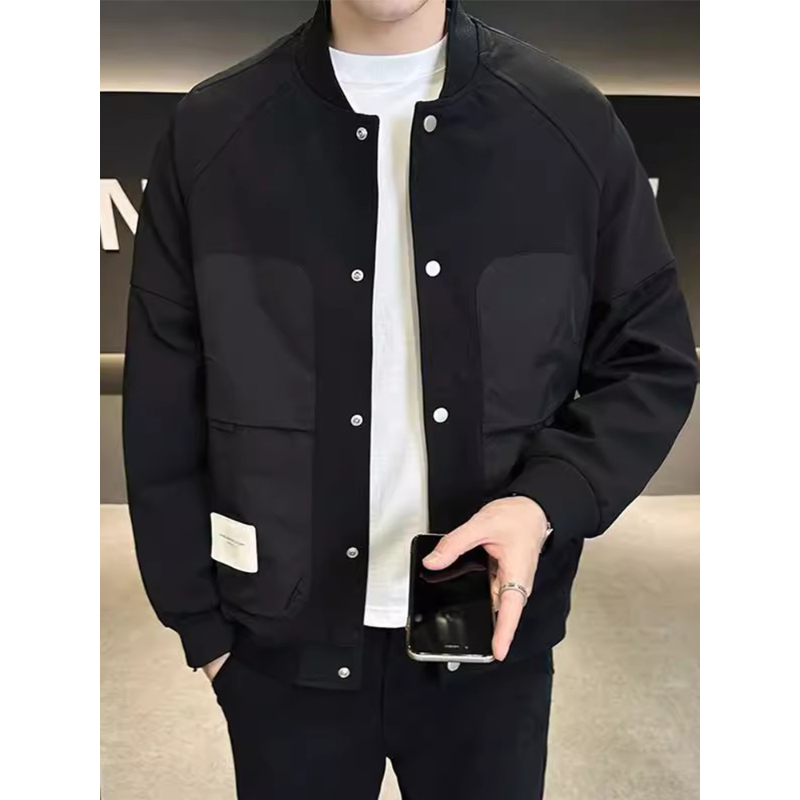 夹克男春秋季2025新款休闲潮流百搭工装男士棒球服外套痞帅上衣潮