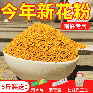 花粉中蜂专用喂蜂养蜂蜜蜂花粉饲料花粉浆油菜花粉末脱脂大豆粉
