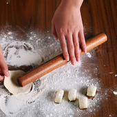 乌檀木面条包饺子擀面杖烙饼擀面轴实木擀面棍不粘杆面棒烘焙工具