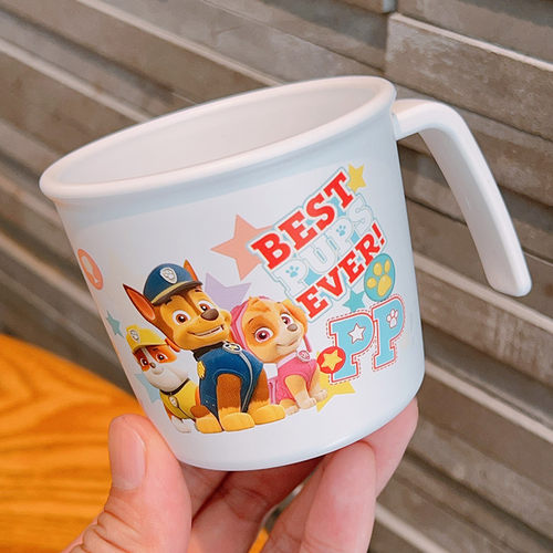 日本skater汪汪队宝宝喝水杯牛奶杯饮料杯耐摔塑料手柄儿童幼儿园