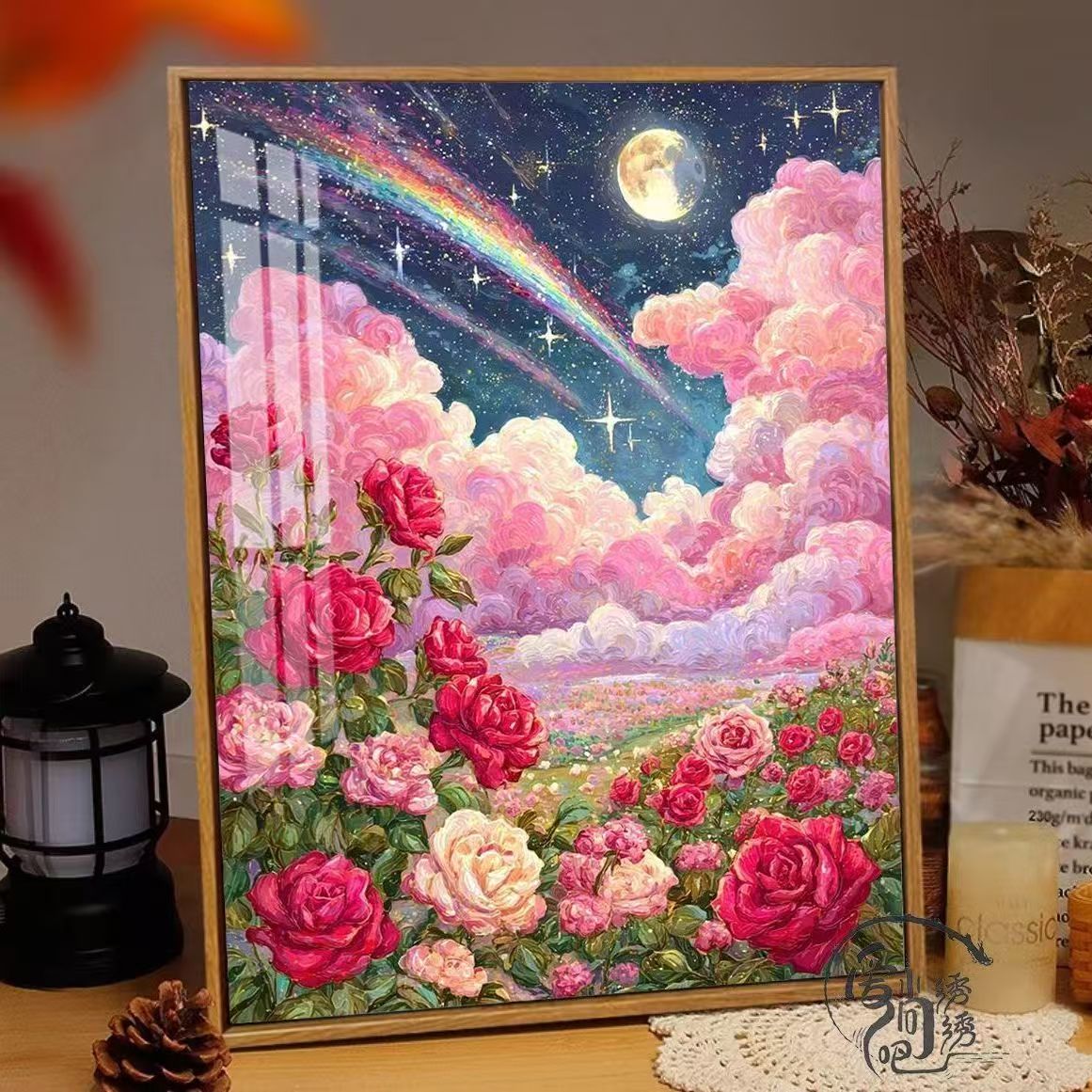 十字绣小王子的玫瑰花新款唯美星空线绣客厅餐厅卧室手工diy刺绣