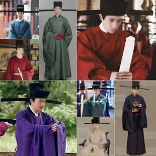 宋朝影视古装男大臣王爷服圆领官员朝服巡抚县令书生员外演出服装