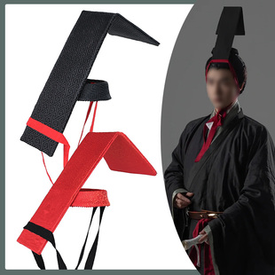 男士汉服头冠古风头饰摄影妆造发冠秦汉刘氏冠帽子战国袍直裾长冠