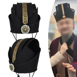 古装汉服唐宋帽大臣帽大祭司帽子文臣帽子中国风宋朝春秋官员帽子