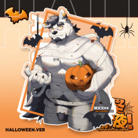 【 In Stock 】 Halloween Horror Night - A Youyou's Personal OC Original Orc Furui Peripheral thumbnail 2
