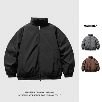 美式痞帅立领加厚男款羽绒服