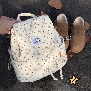 韩版 大学生旅行小背包秋冬休闲百搭轻便迷你双肩包 ins风小包包女