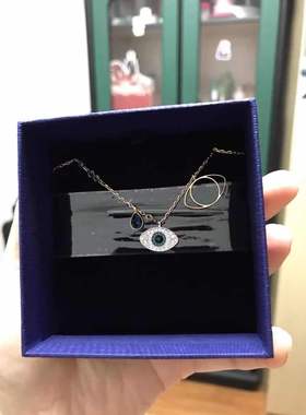 恶魔之眼项链珍珠手镯耳环女