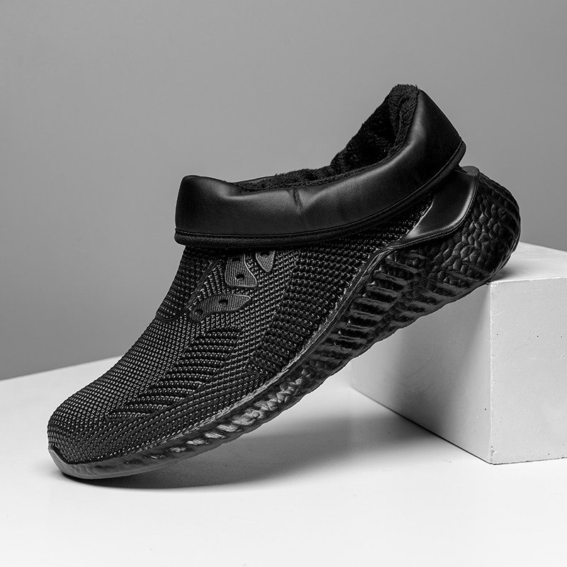 WAKO SLIP CHEF SHOES KITCHEN WORK SHOES THICKENED COLD INSULATION WARM WATERPROOF ANTI SLIP FASHION ATHLEISURE COTTON SHOES