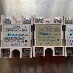 YUDIAN宇电固态继电器SSR15N/20N/25N/40N/40H/60NH/80NH/SSR20GW
