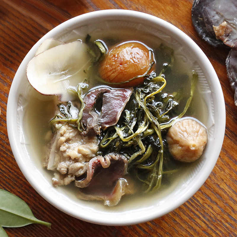 冠膳西洋菜干鸭珍汤小孩肠胃不织食爱吃饭营养煲汤材料食材炖汤品